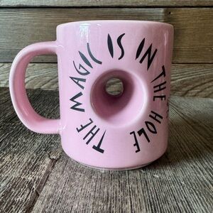 Voodoo Doughnut “The Magic is in the Hole” pink Ceramic Mug